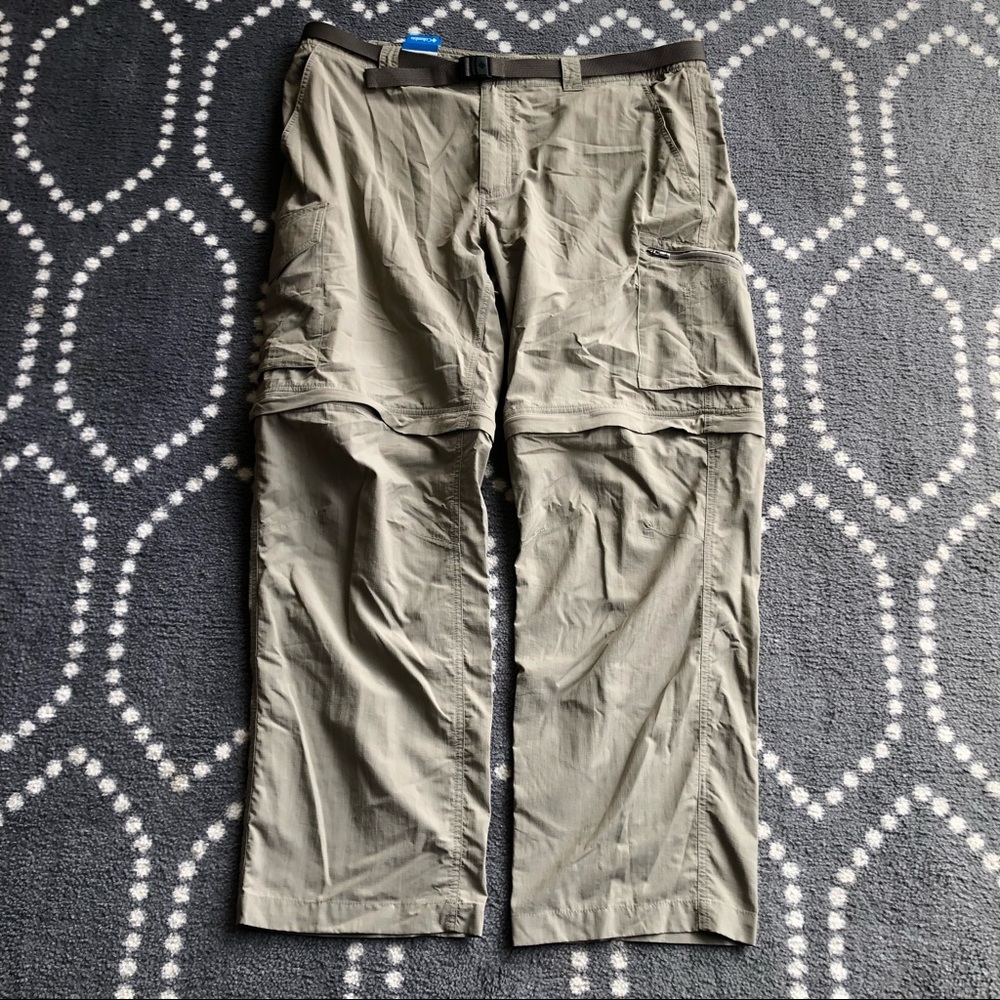 (Columbia) Omni-Shade Camp Pants Convertable Zip-Off Shorts - Men’s 40x30